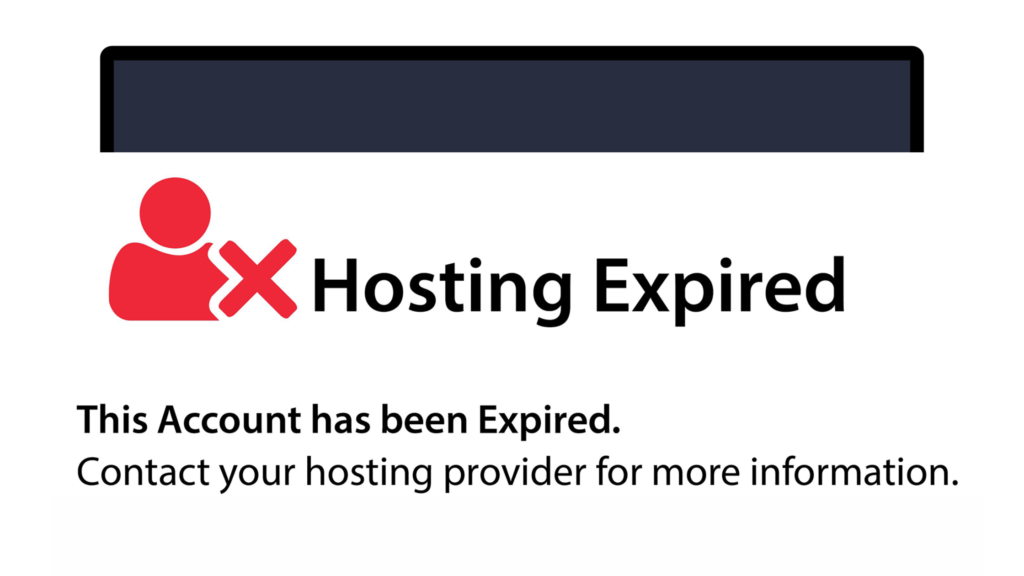 hosting expired